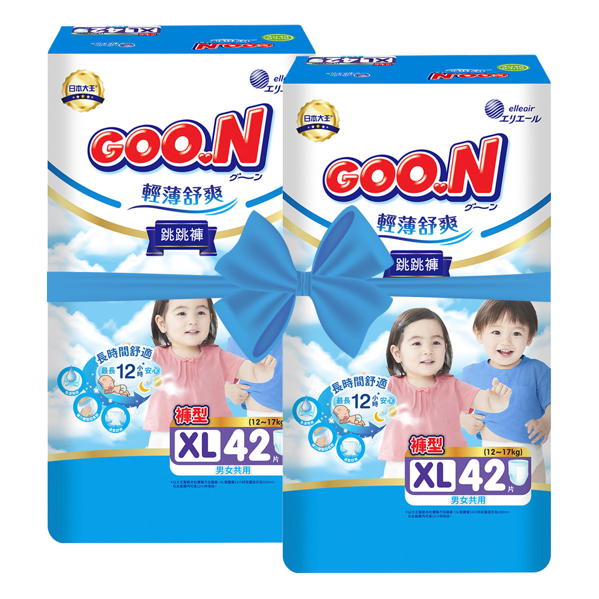 Трусики-підгузки Goo.N Slim & Comfortable (розмір 5 (XL), 12–17 кг, 84 шт)