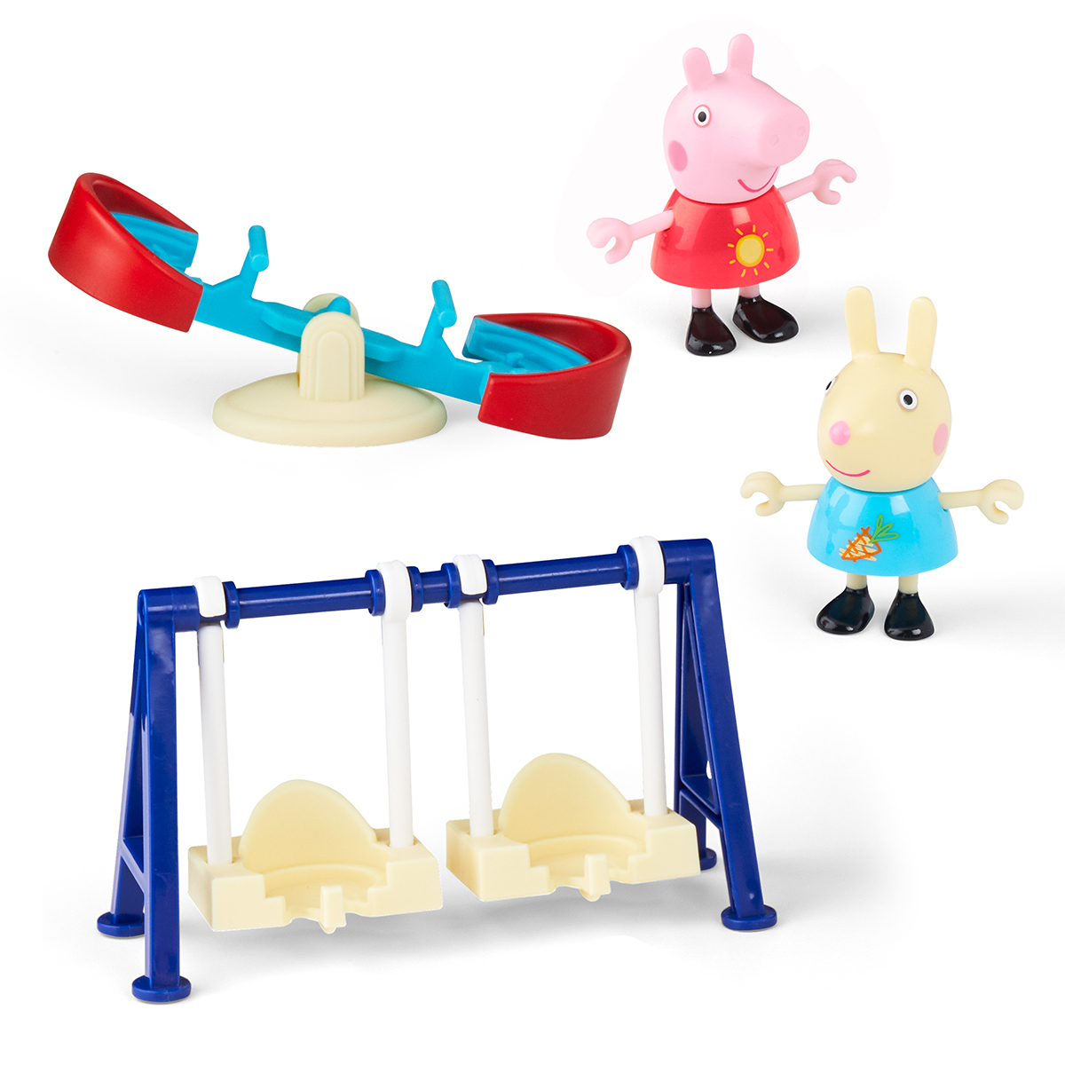 Ігровий набір Peppa Figurines із серії «Моменти з Пеппою» — «Пригоди на гойдалках»
