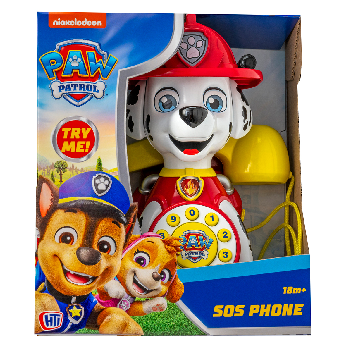 Игрушка-каталка на веревочке Paw Patrol - Маршалл: Экстренный Вызов