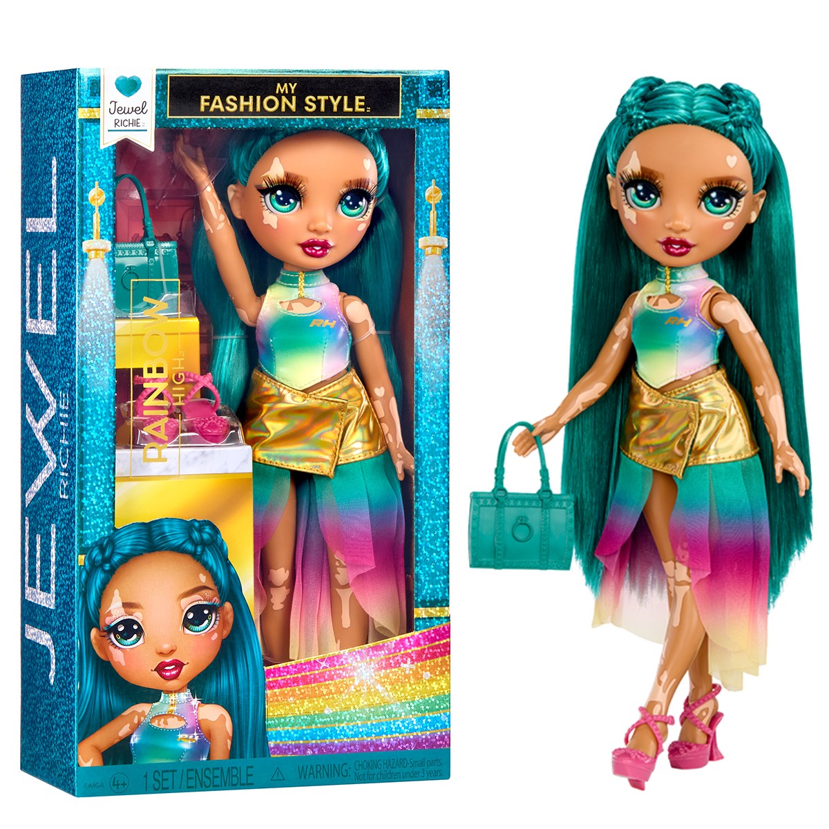 Лялька Rainbow High із серії My Fashion Style — Джуел