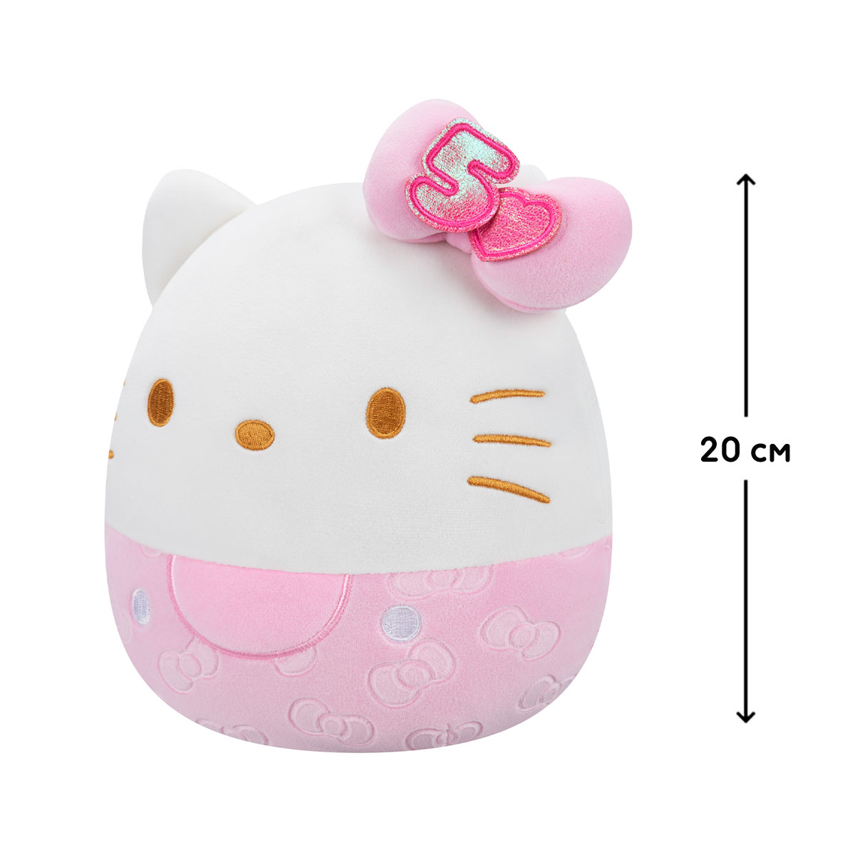 М'яка іграшка Squishmallows – Хеллоу Кітті в рожевому (20 см)