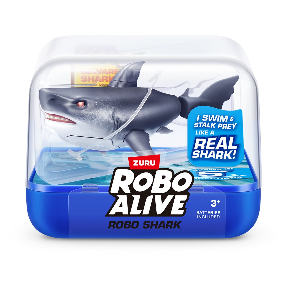 Інтерактивна іграшка Robo Alive — Робоакула (чорна)