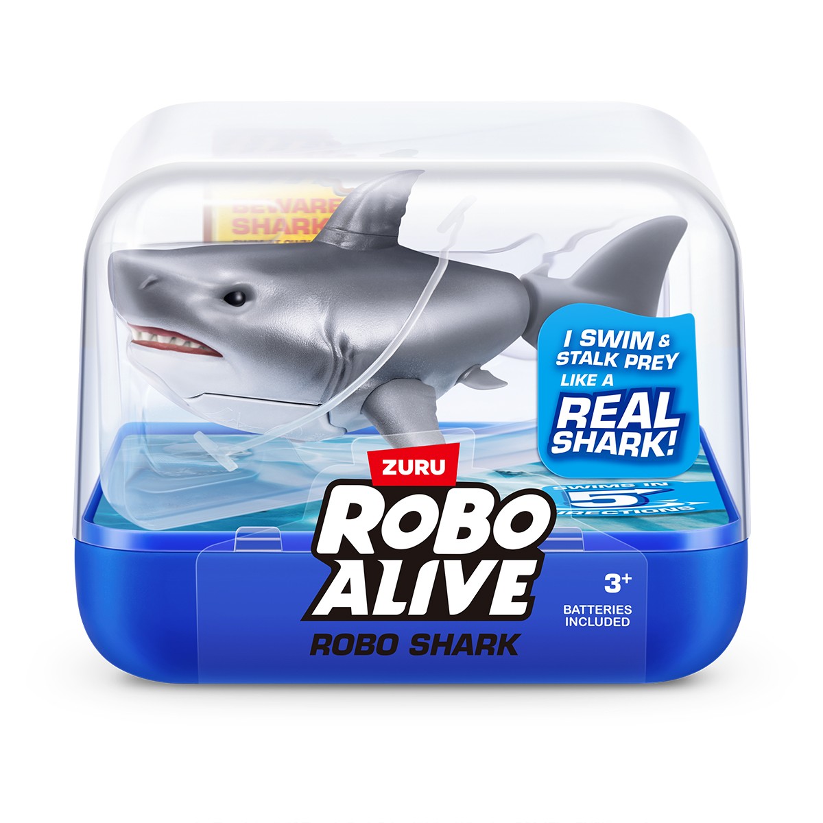 Інтерактивна іграшка Robo Alive – Робоакула (сірий)