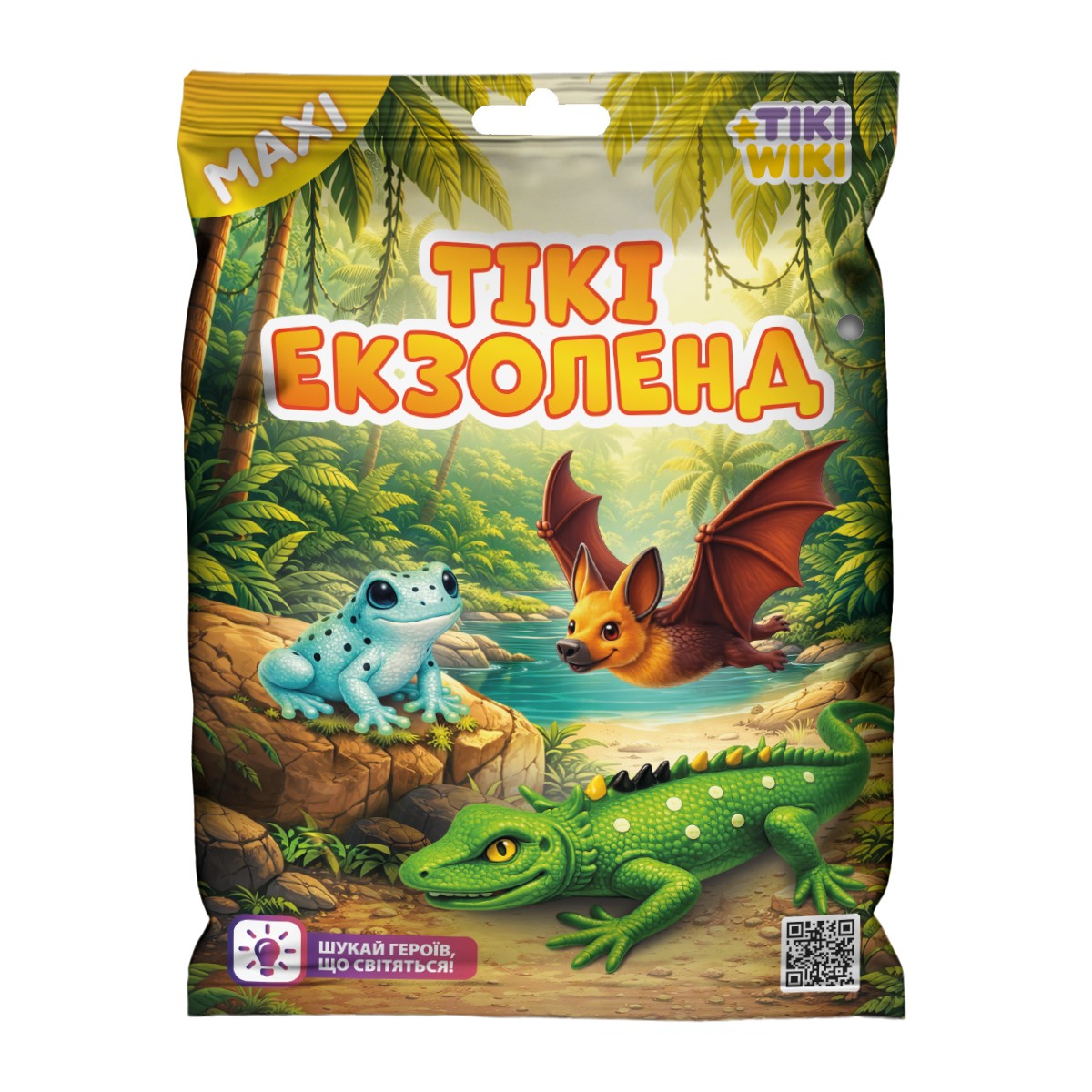 Дисплей стретч-игрушек в виде животного Tiki Wiki – Tики Экзоленд (12 шт.)