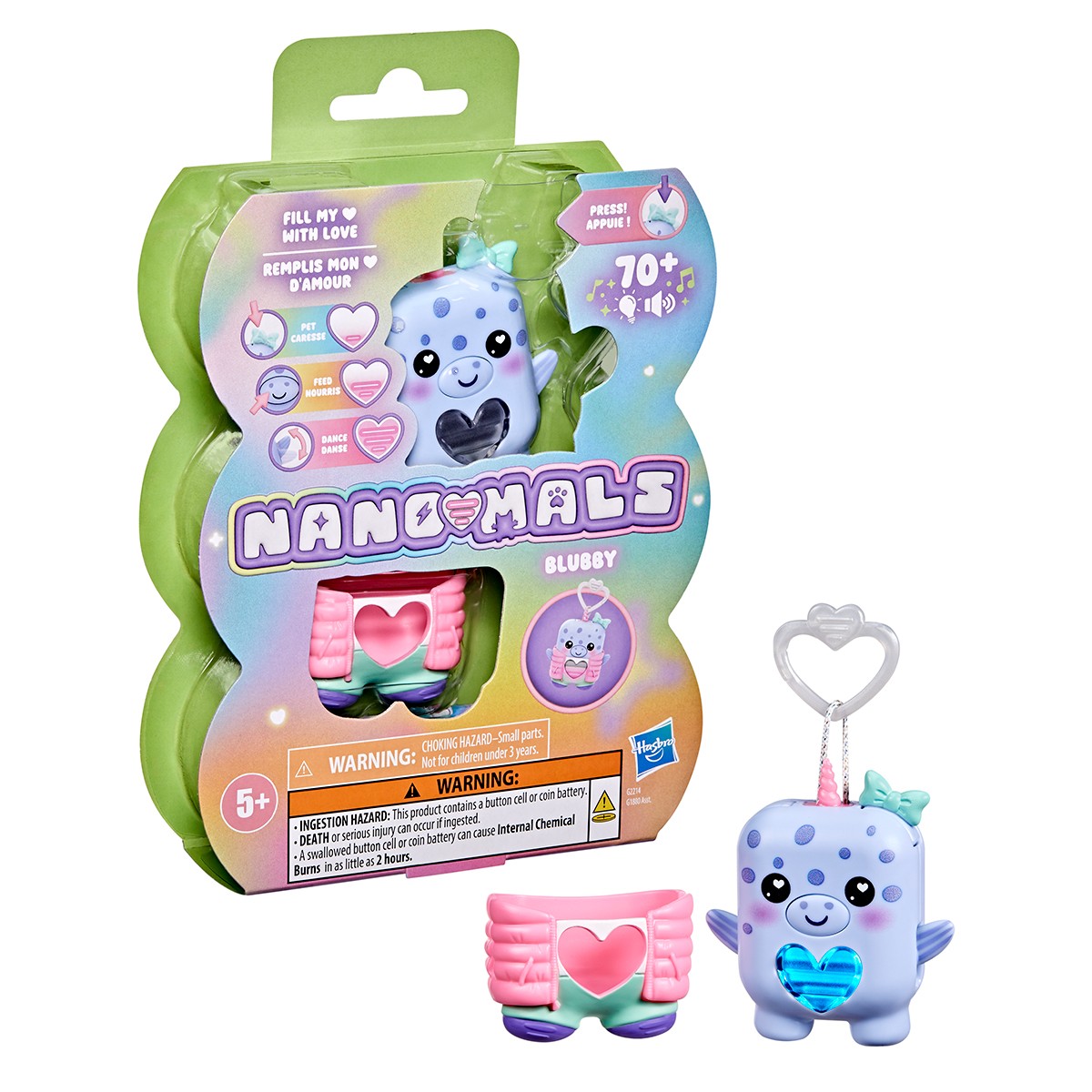 Интерактивная игрушка Nanomals S1 – Синий нарвал