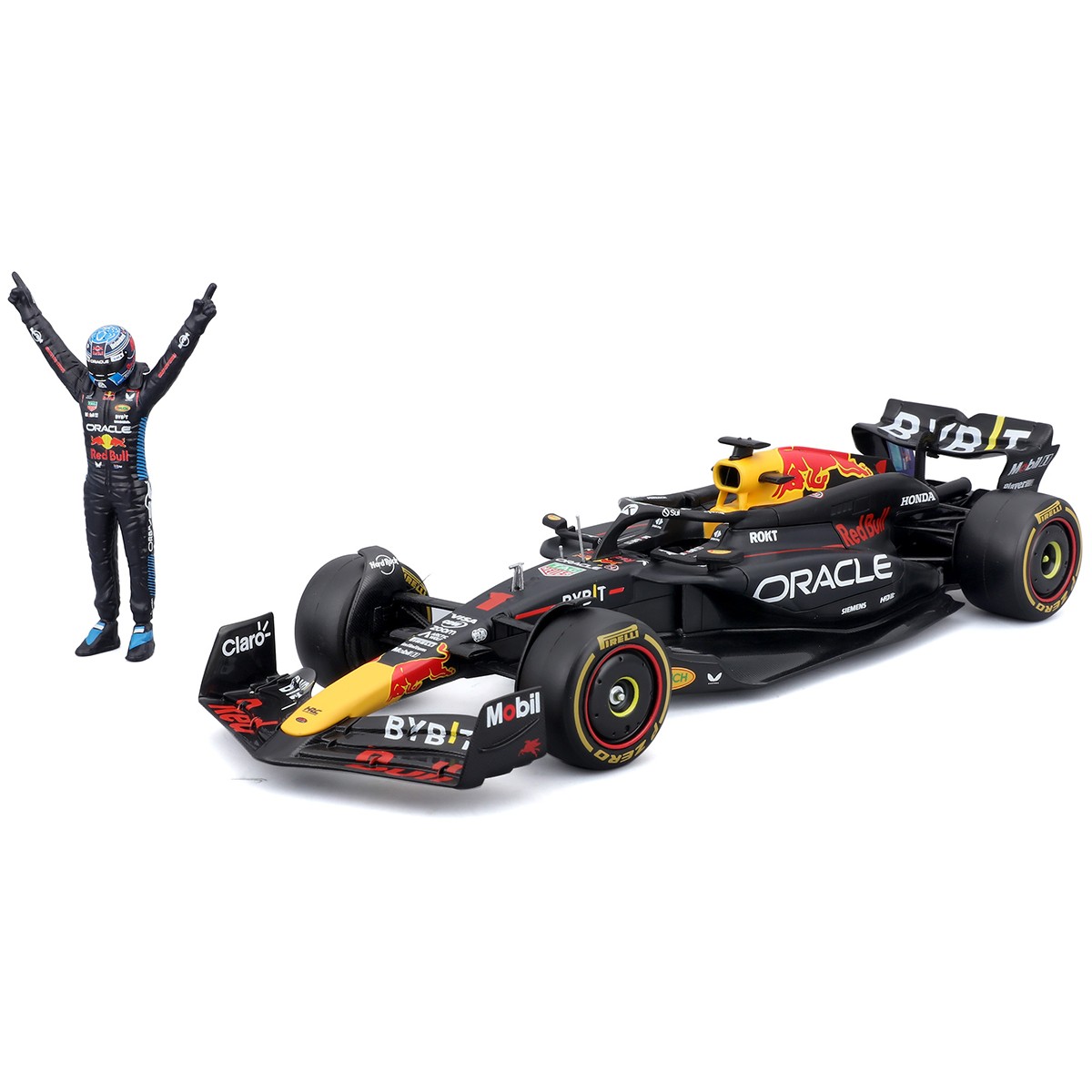 Автомодель с фигуркой – Oracle Red Bull Racing RB20 (2024) (1:24)