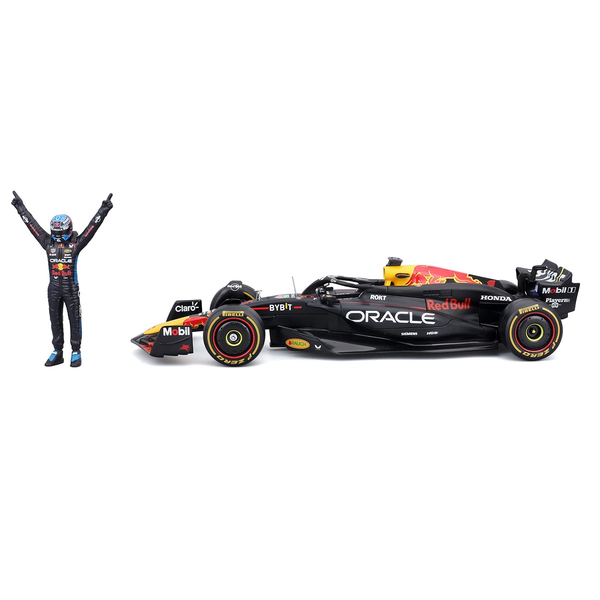 Автомодель с фигуркой – Oracle Red Bull Racing RB20 (2024) (1:24)