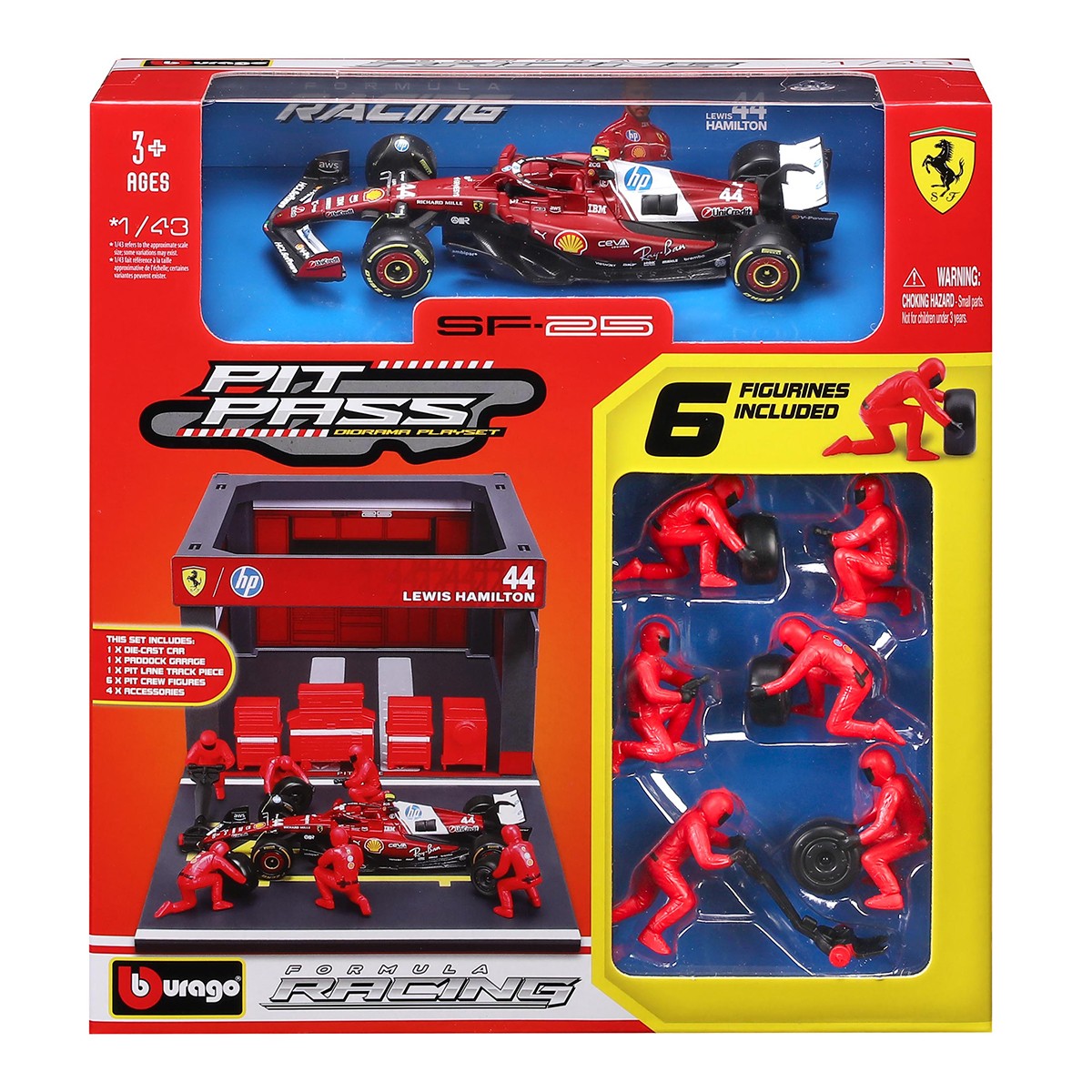 Игровой набор - Pit Pass Ferrari SF-25 (1:43) Игровой набор - Pit Pass Ferrari SF-25 (1:43)
