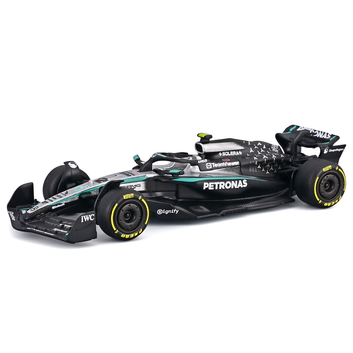 Автомодель - Mercedes-AMG F1 W16 (2025) (1:64) Автомодель - Mercedes-AMG F1 W16 (2025) (1:64)