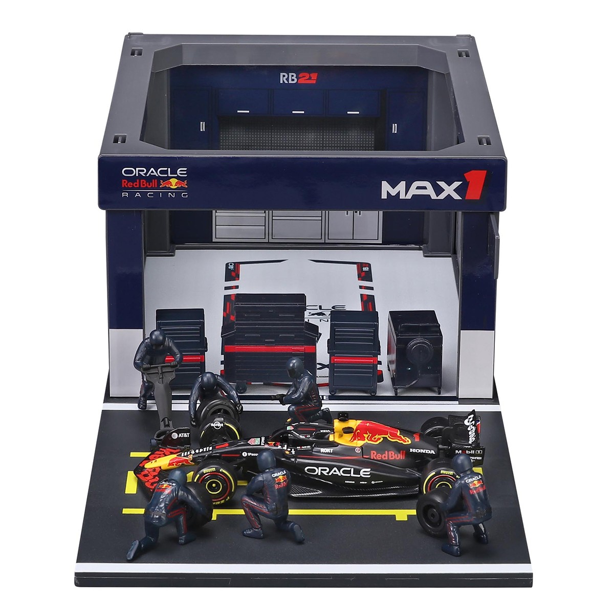 Игровой набор – Pit Pass Oracle Red Bull Racing RB21 (2025) (1:43)