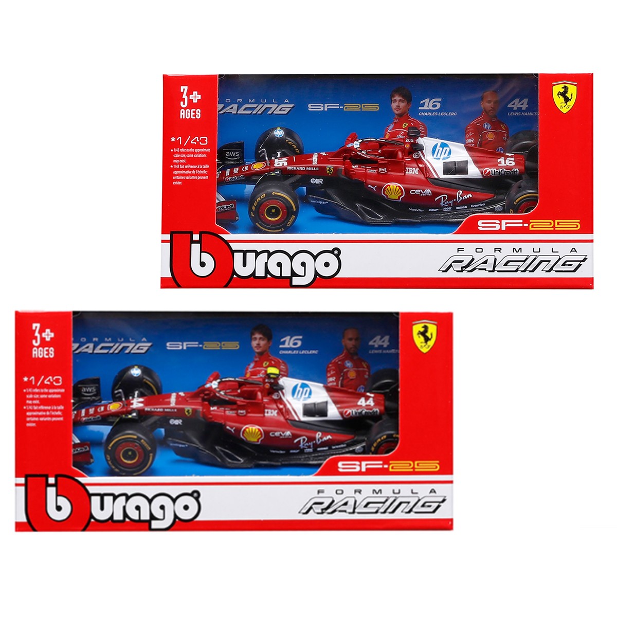 Автомодель - Ferrari Racing - SF-25 (2025) (1:43)