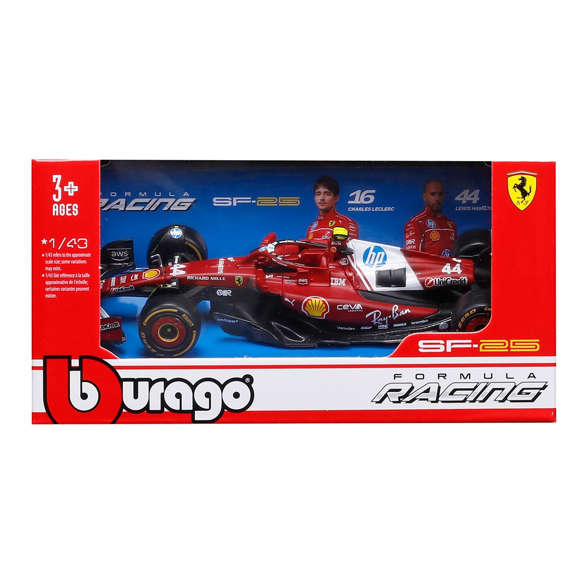 Автомодель - Ferrari Racing - SF-25 (2025) (1:43) Автомодель - Ferrari Racing - SF-25 (2025) (1:43)