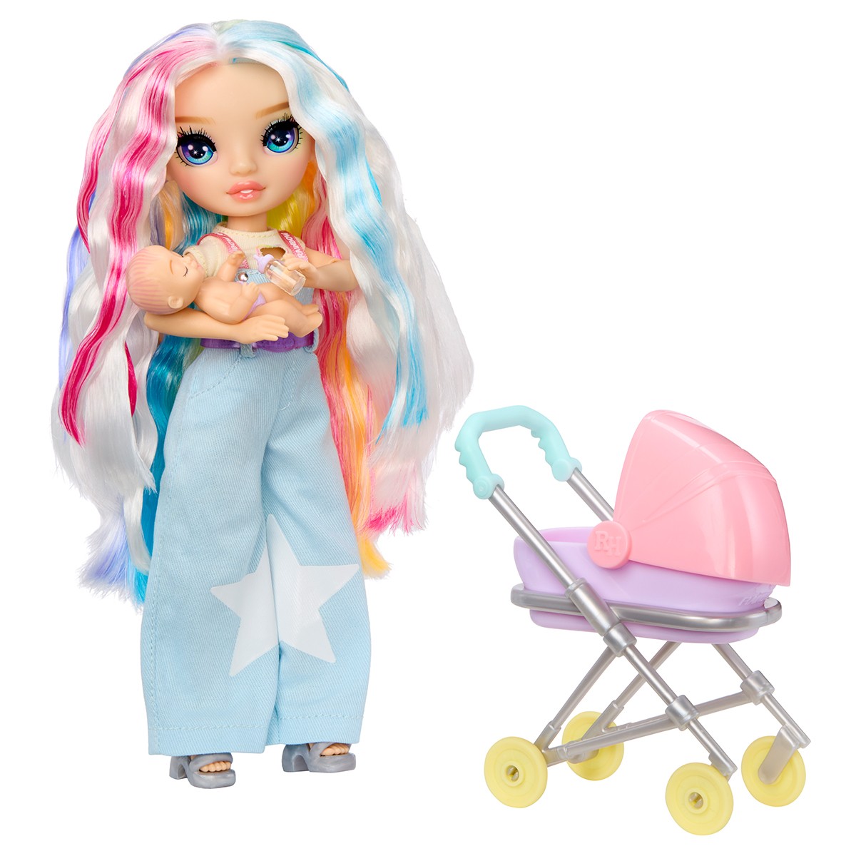 Ігровий набір із ляльками Rainbow High із серії Junior High Babysitters — Амая