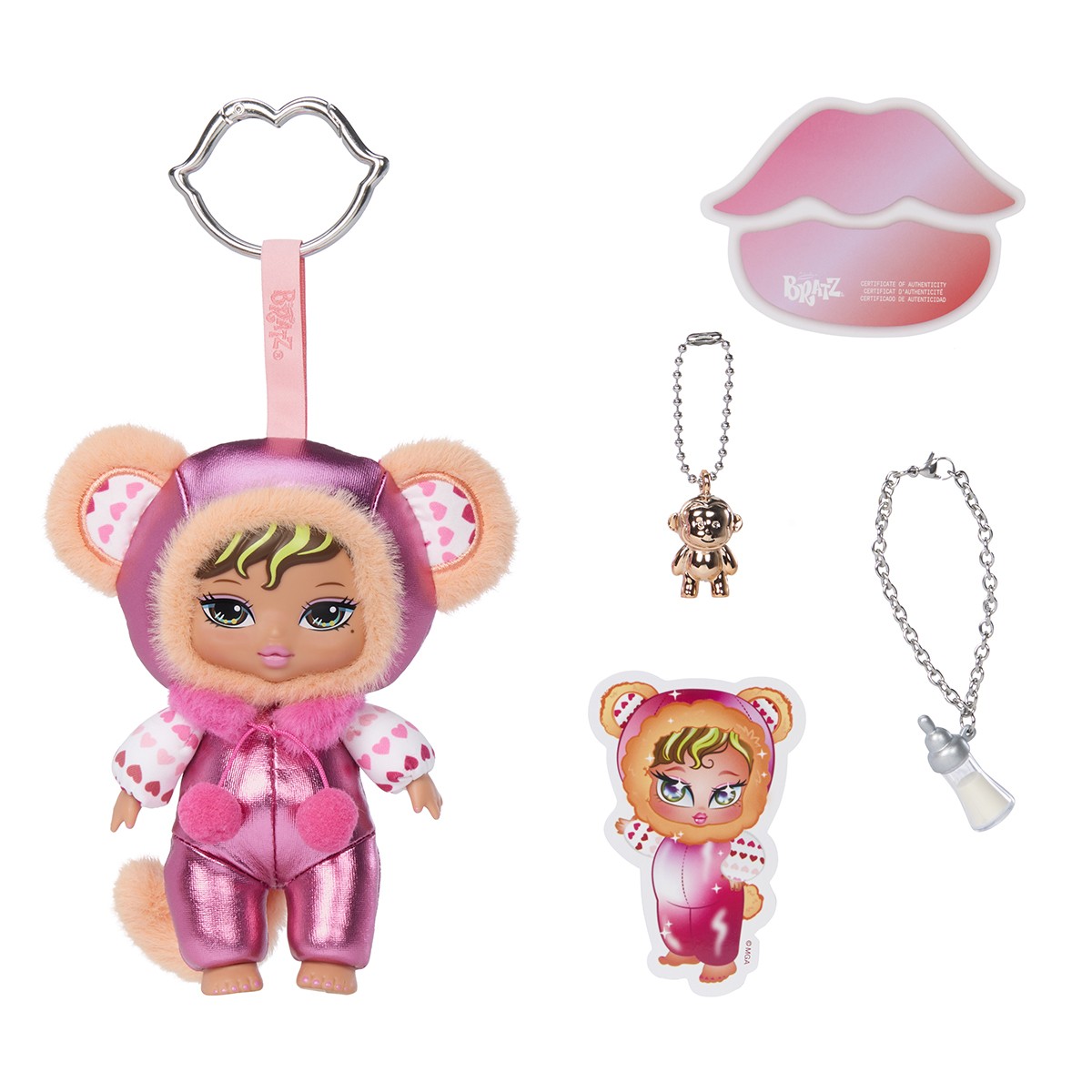 Мягкая игрушка-сюрприз на подвесе Bratz серии Bratziez — Токио стиль