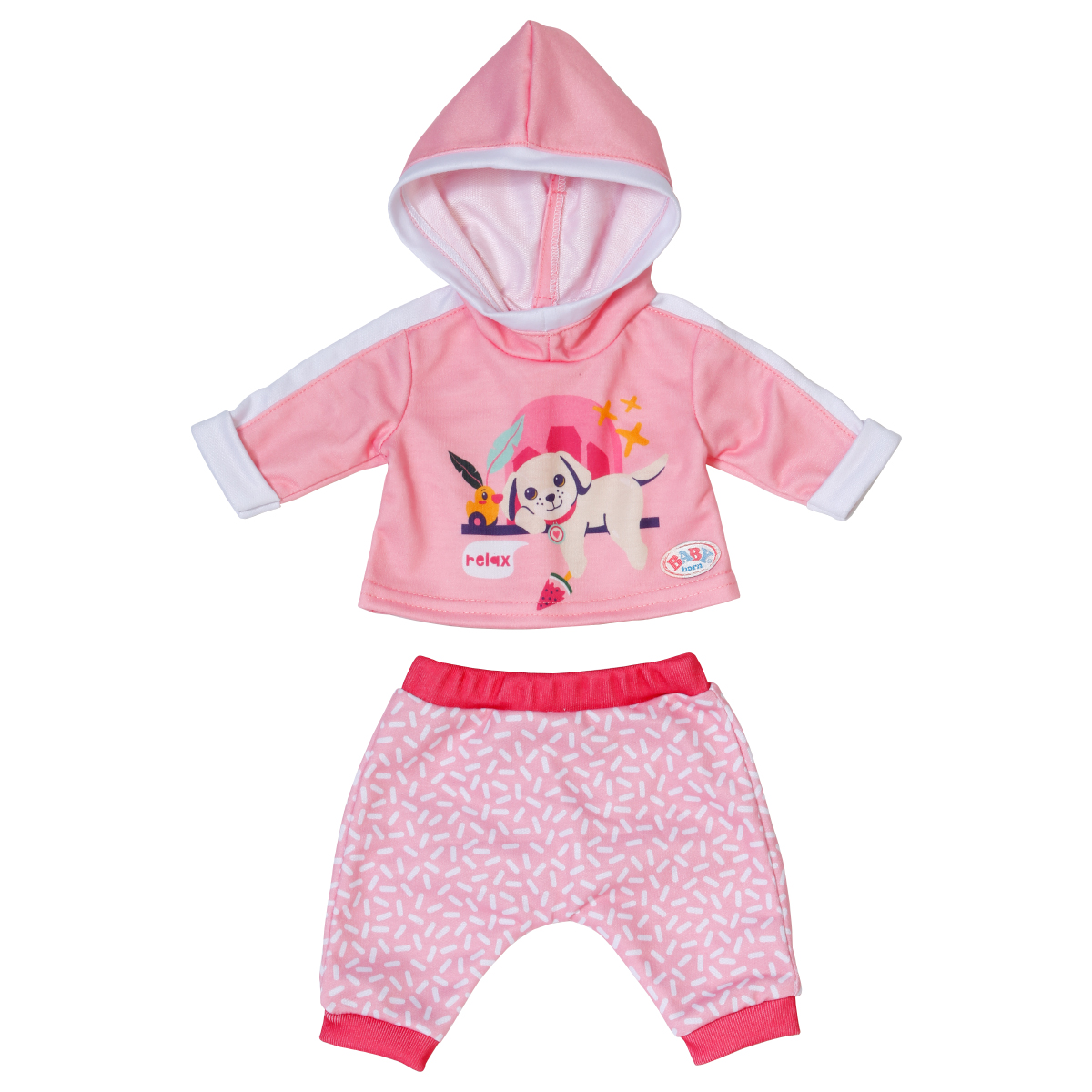 Baby Born Doll Clothing Set - Pink Tracksuit
