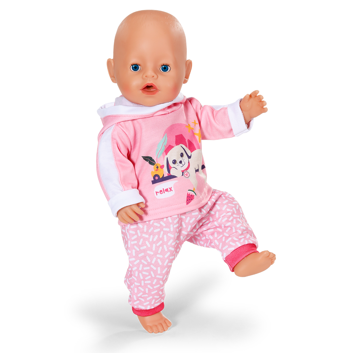 Baby Born Doll Clothing Set - Pink Tracksuit