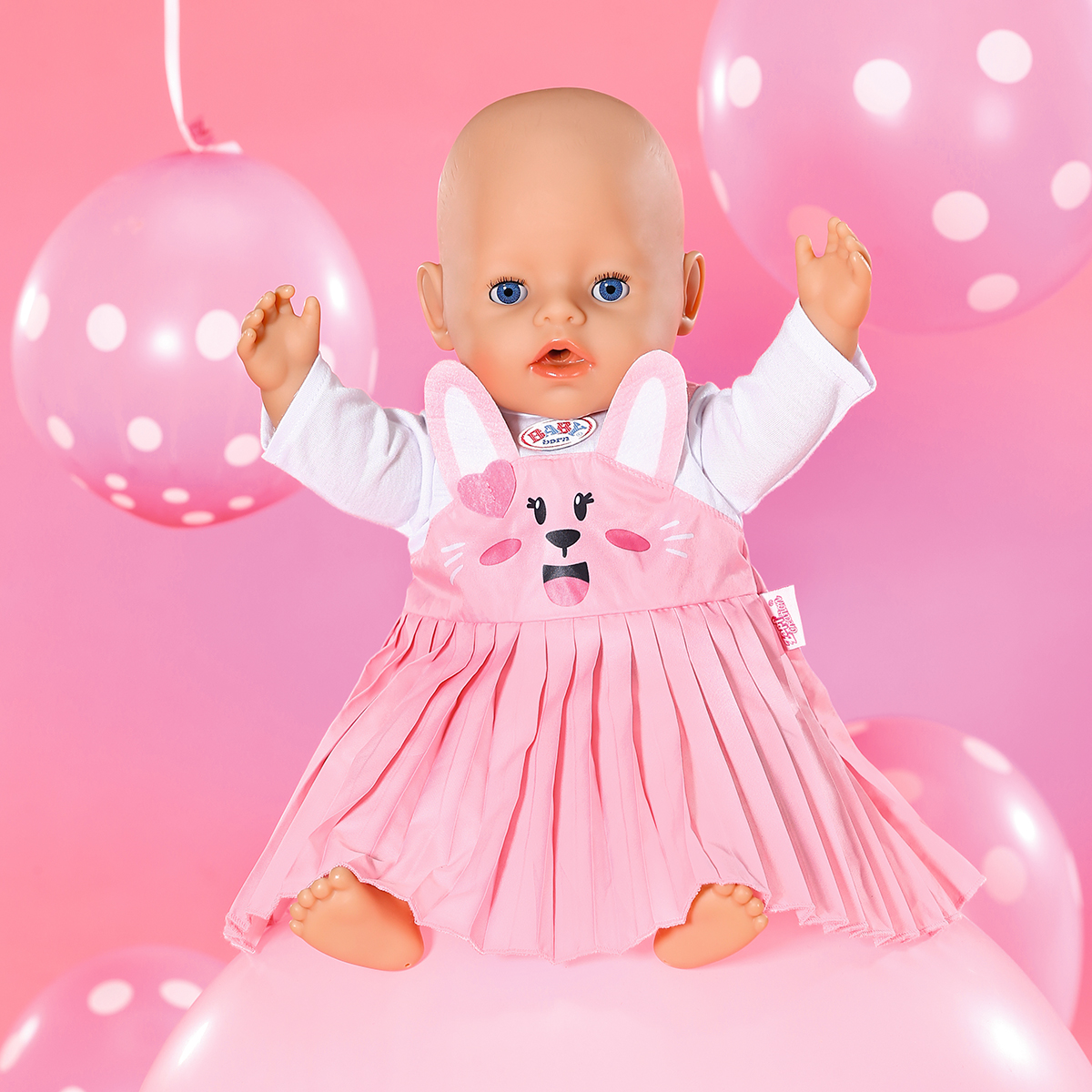 BABY BORN Doll Clothes - Dress with a Bunny