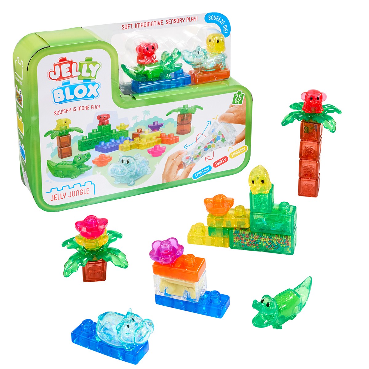 Сенсорный конструктор Jelly Blox - Джунгли