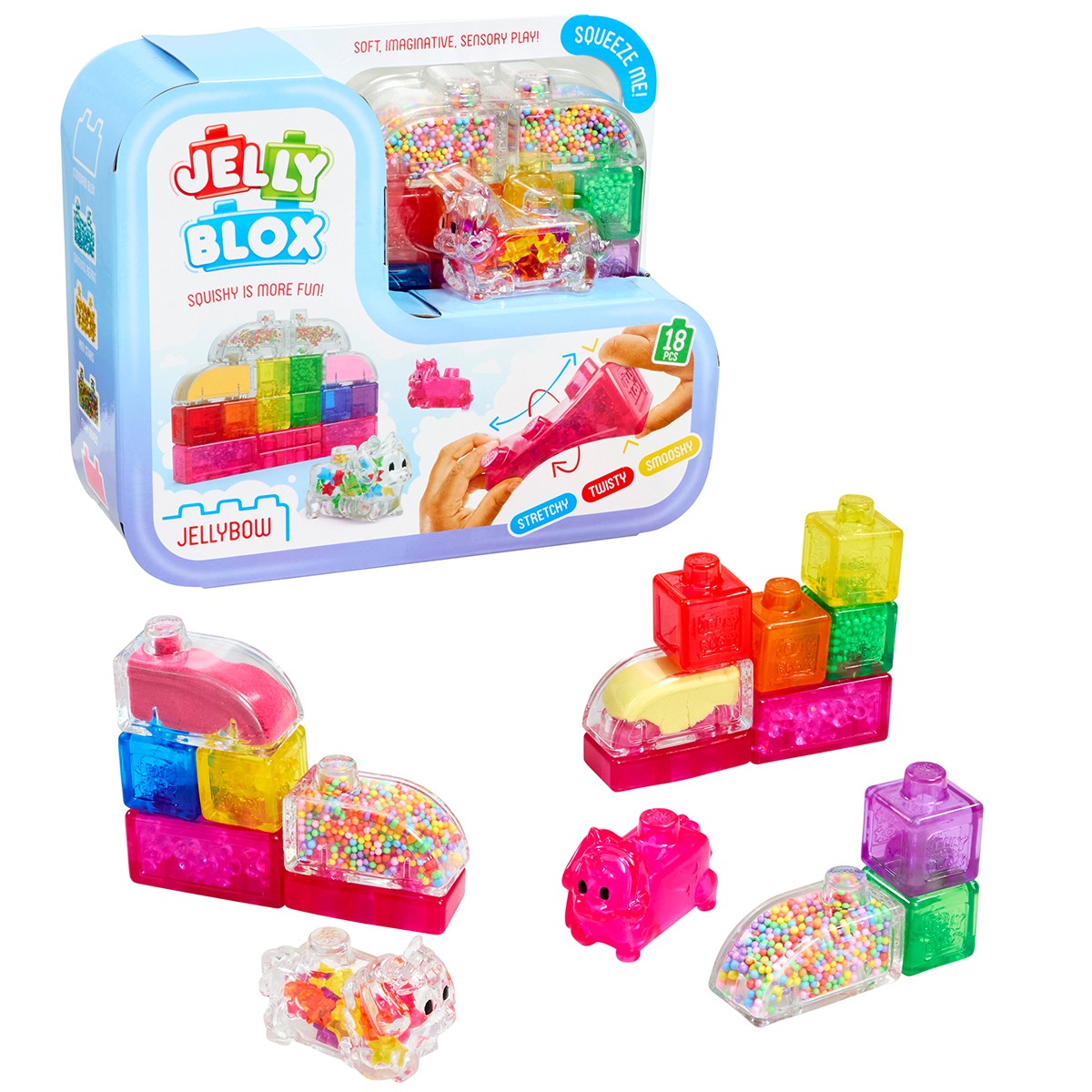Сенсорный конструктор Jelly Blox - Радуга Сенсорный конструктор Jelly Blox - Радуга