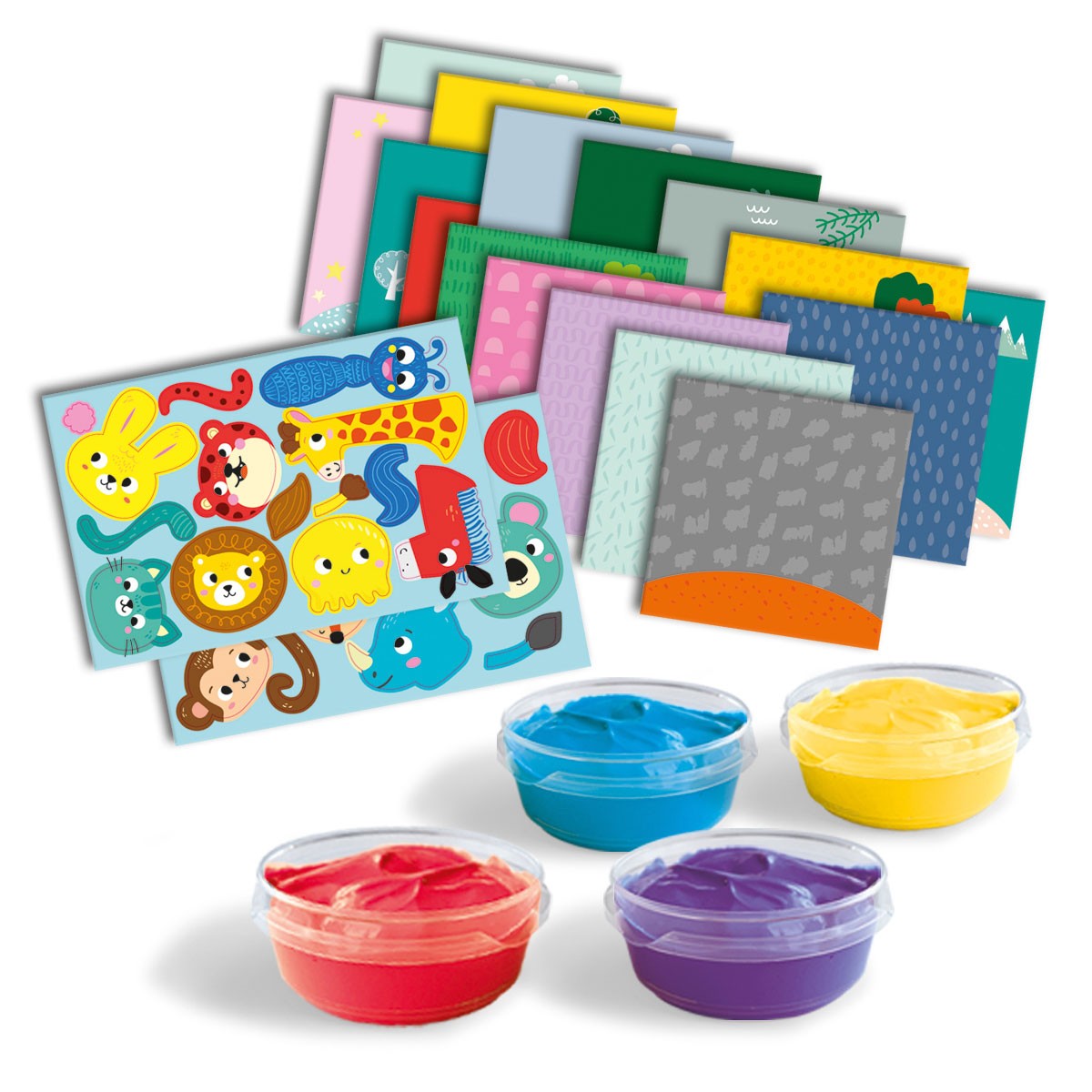 "My First" Creative Set with Finger Paints - Draw an Animal