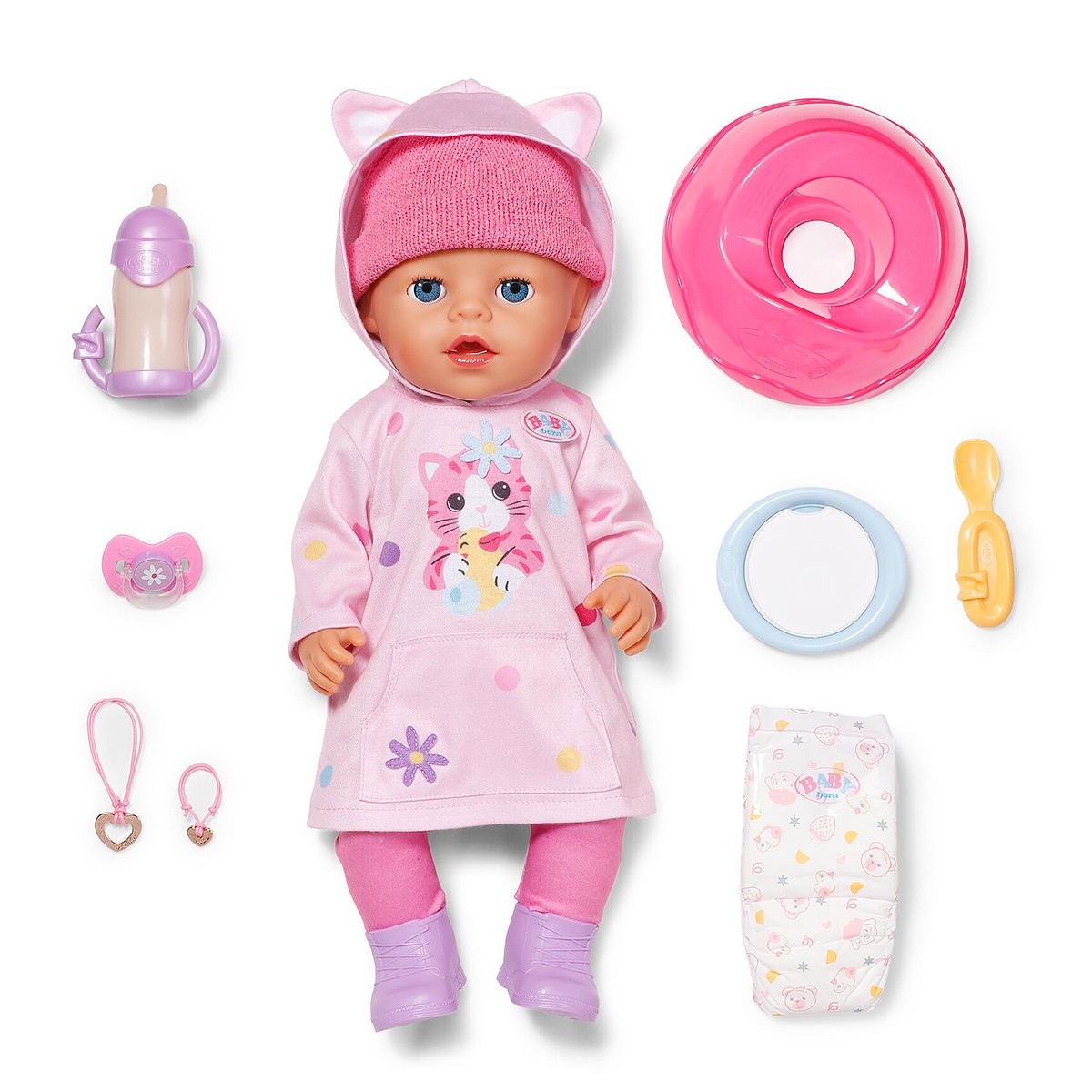 Baby Born Click & Play Doll – Emma in Costume with Ears (43 cm) Baby Born Click & Play Doll – Emma in Costume with Ears (43 cm)