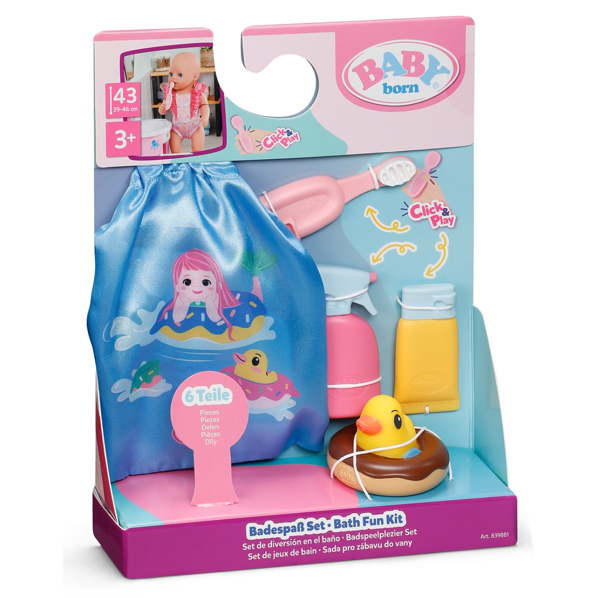 Baby Born Doll Bath Set – Ocean of Care