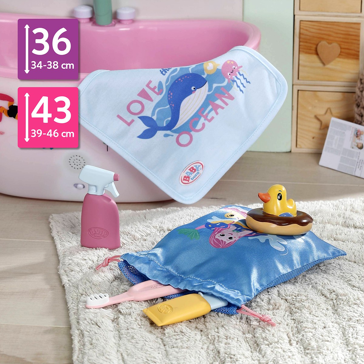 Baby Born Doll Bath Set – Ocean of Care