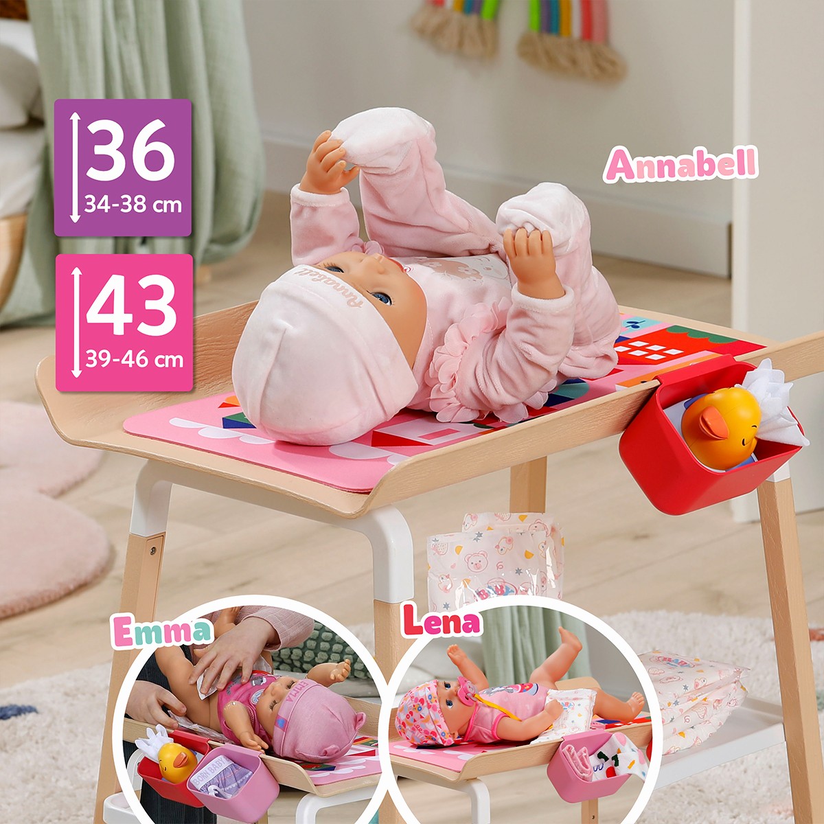 BABY born Doll Changing Table “Comfortable Care” BABY born Doll Changing Table “Comfortable Care”