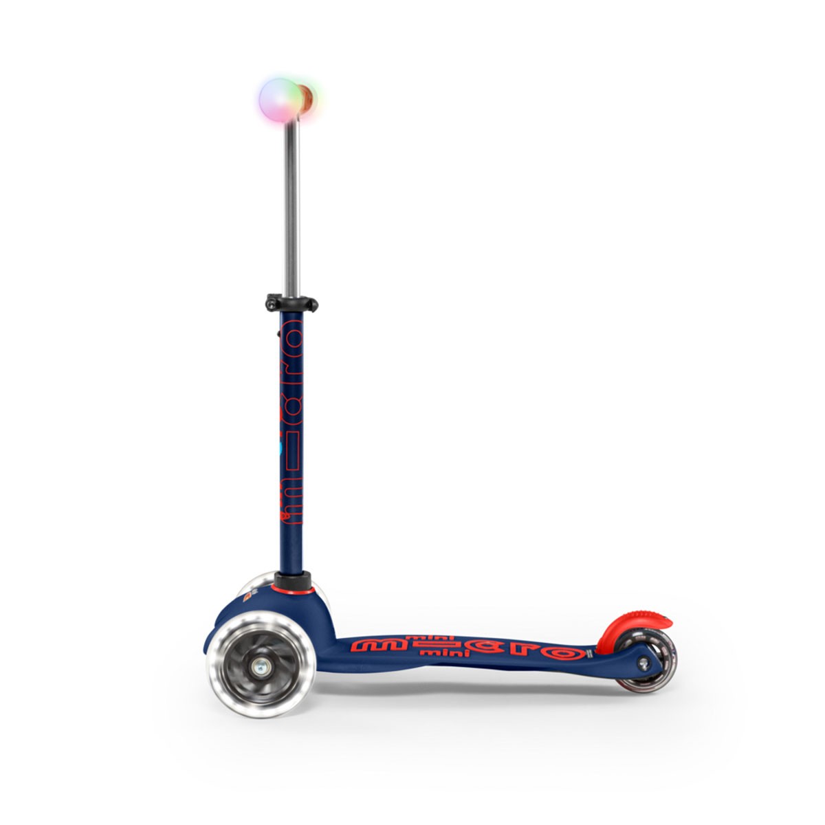 Самокат MICRO серии Mini Deluxe Magic – Темно-синий (до 50 kg, 3-х колесный, свет) Самокат MICRO серии Mini Deluxe Magic – Темно-синий (до 50 kg, 3-х колесный, свет)