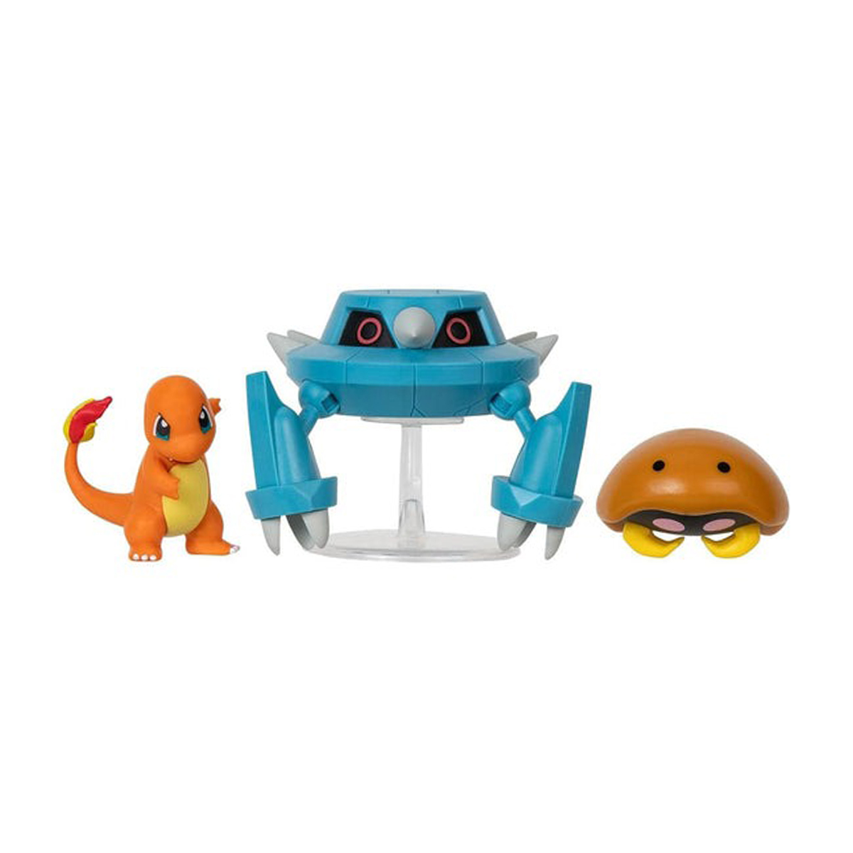 Набор игровых фигурок Pokemon W17 - Кабуто, Чармандер, Метанг