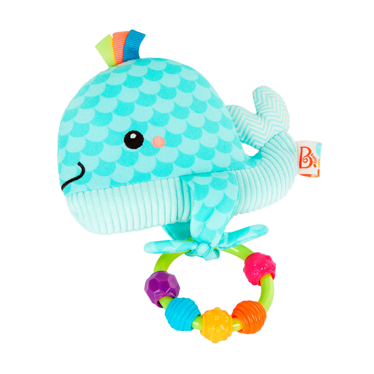 Сенсорная игрушка-погремушка – Лазурный китенок