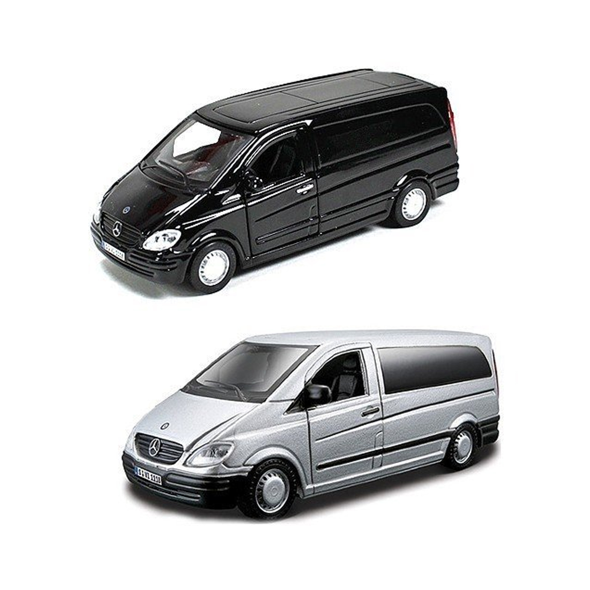 Автомодель - Mercedes-Benz Vito (ассорти серебристый, черный1:32)