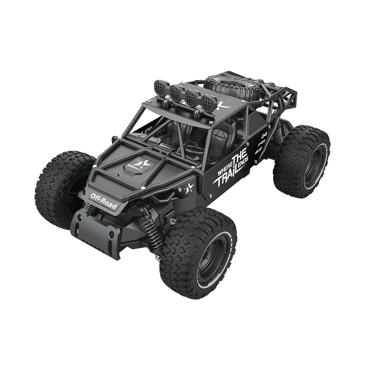 Автомобиль Off-road Crawler на р/у – Race (матовый черный, 1:14)