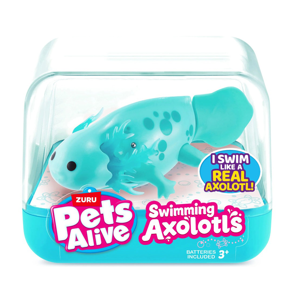 Интерактивная игрушка Pets Alive – Аксолотль (бирюзовый)