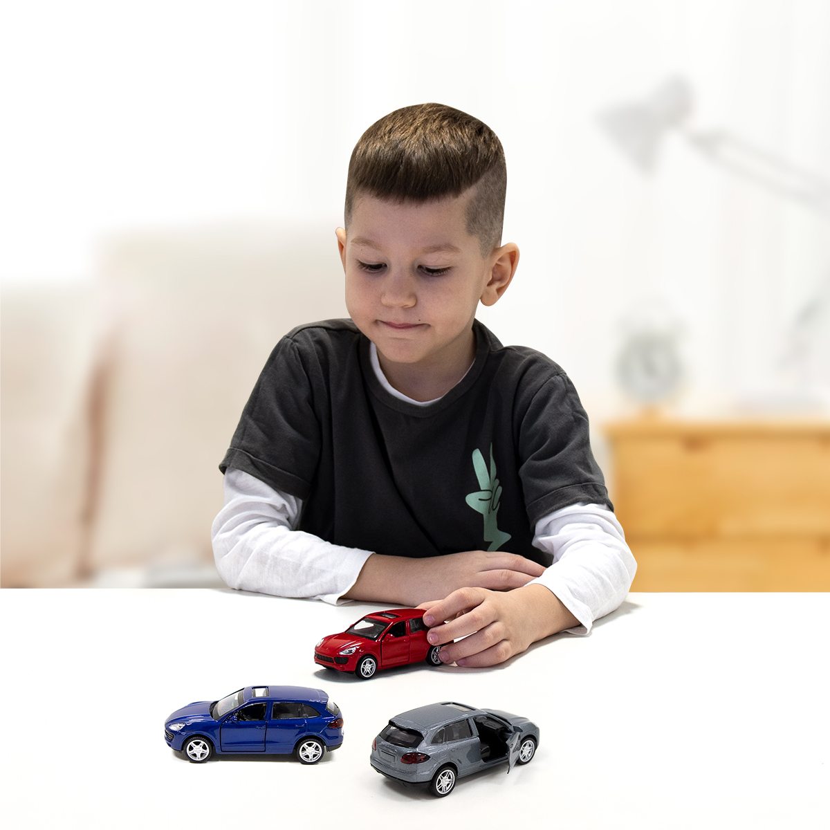 Автомодель - PORSCHE CAYENNE S (синий)