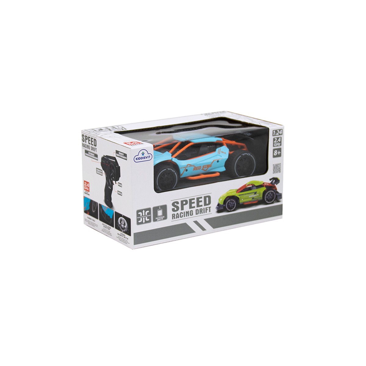 Автомобиль Speed racing driftr на р/у – Red Sing (голубой, 1:24)