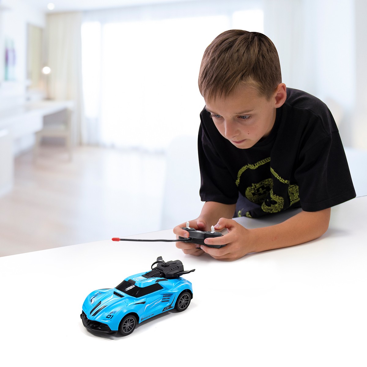 Автомобиль Spray Car на р/у – Sport (голубой, 1:24, свет, функция туман) Автомобиль Spray Car на р/у – Sport (голубой, 1:24, свет, функция туман)