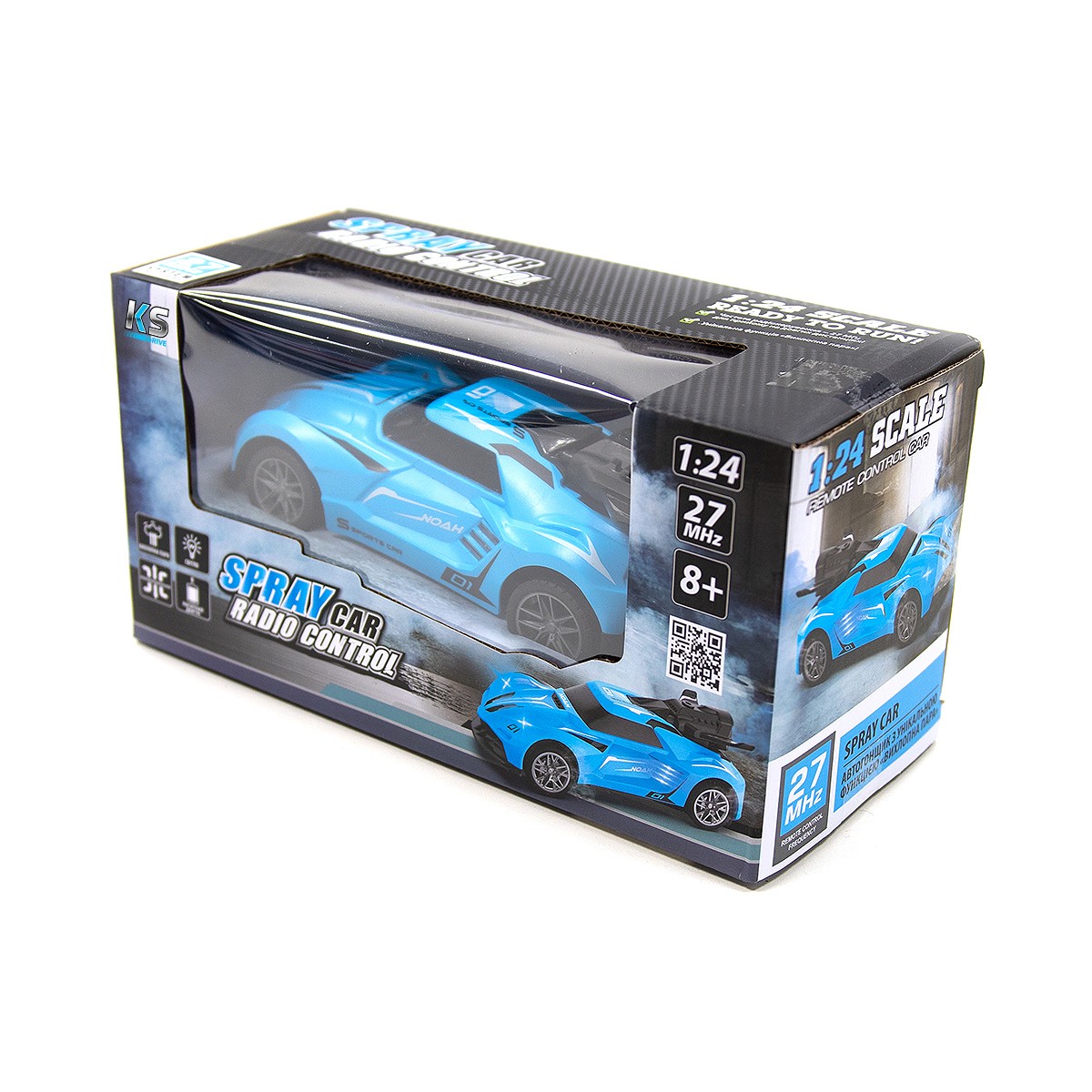 Автомобиль Spray Car на р/у – Sport (голубой, 1:24, свет, функция туман) Автомобиль Spray Car на р/у – Sport (голубой, 1:24, свет, функция туман)