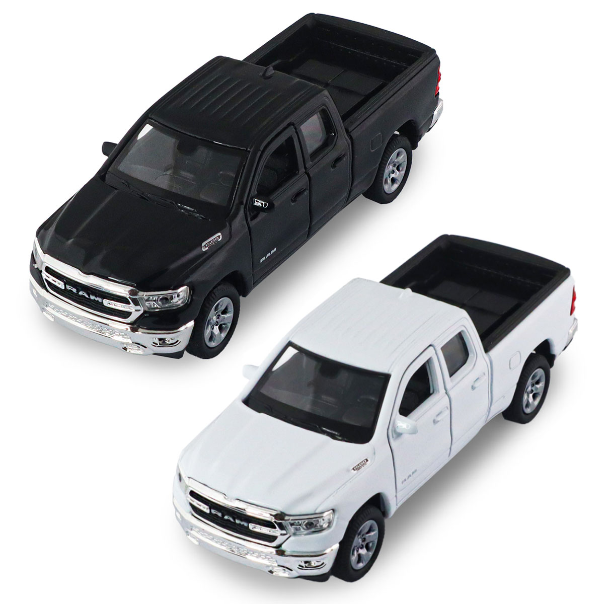 Автомодель - RAM 1500 2019 (белый, черный)