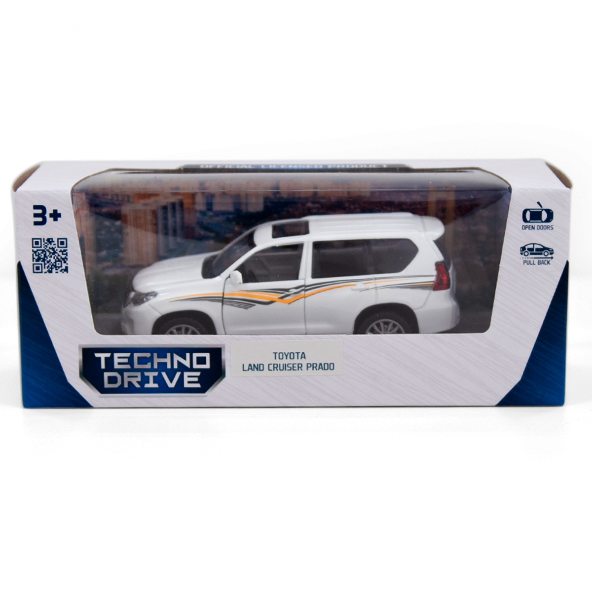 Автомодель - TOYOTA LAND CRUISER (белый)