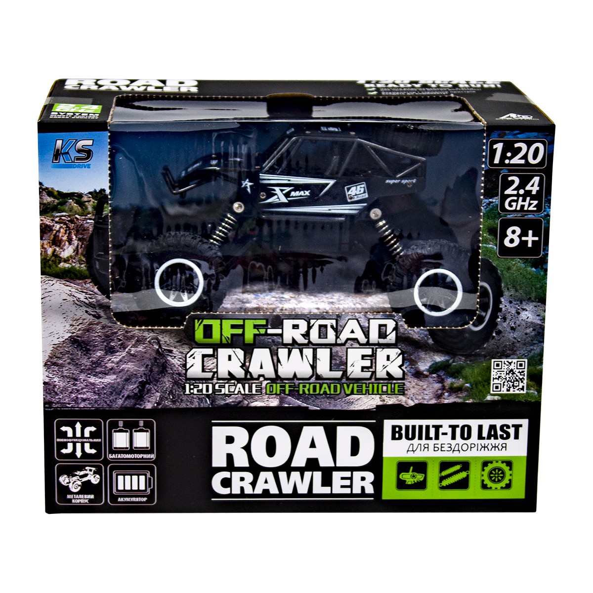 Автомобиль Off-Road Crawler На Р/У – Rock Sport (Черный) Автомобиль Off-Road Crawler На Р/У – Rock Sport (Черный)