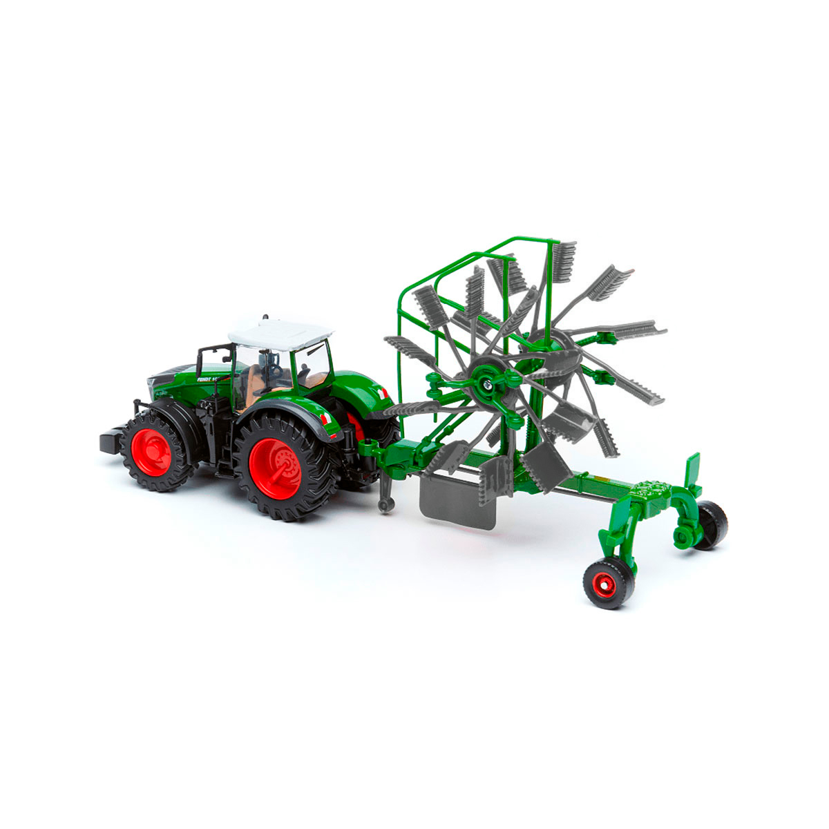 Модель - Трактор Fendt 1050 Vario c роторными валковыми граблями