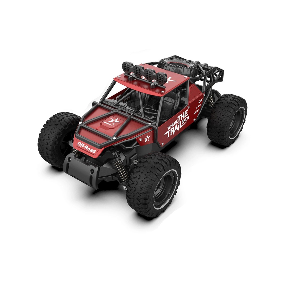 Автомобиль Off-road Crawler на р/у – Race (матовый красный, 1:14)