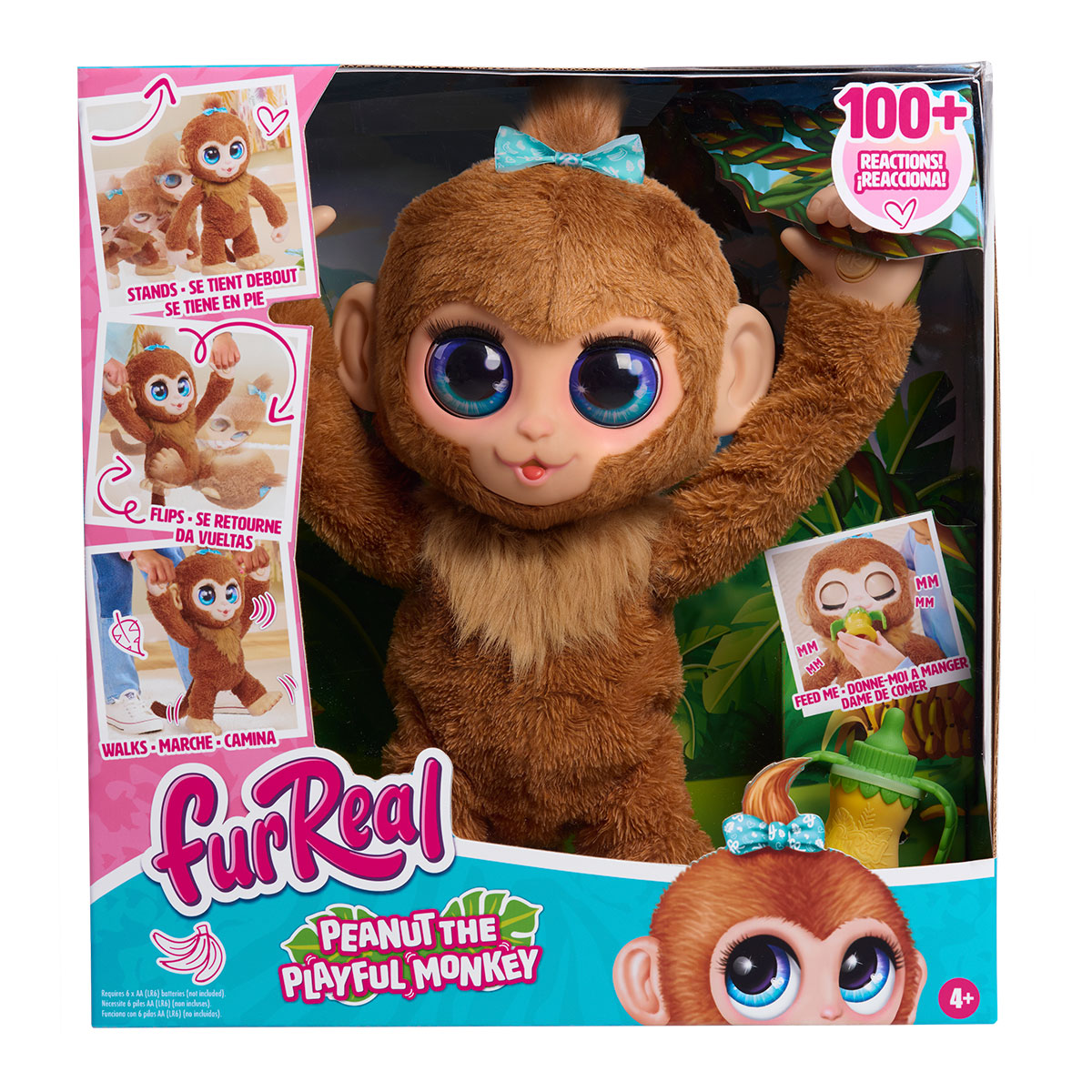 Интерактивная игрушка Furreal – Игривая обезьянка Арахис