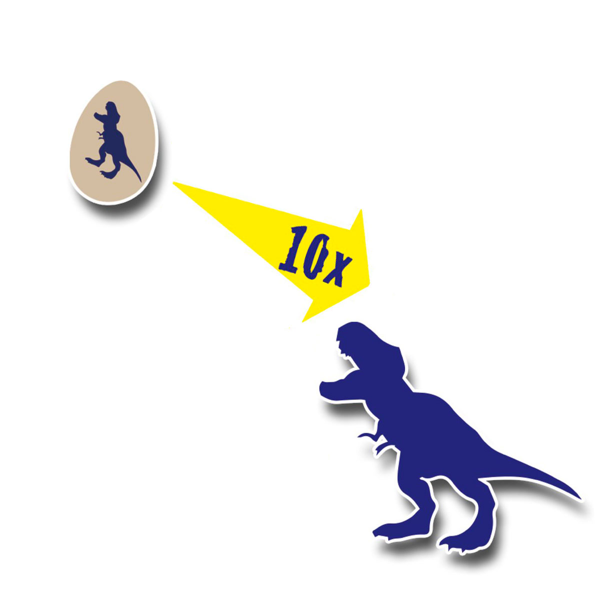 Growing toy - Dino in an egg