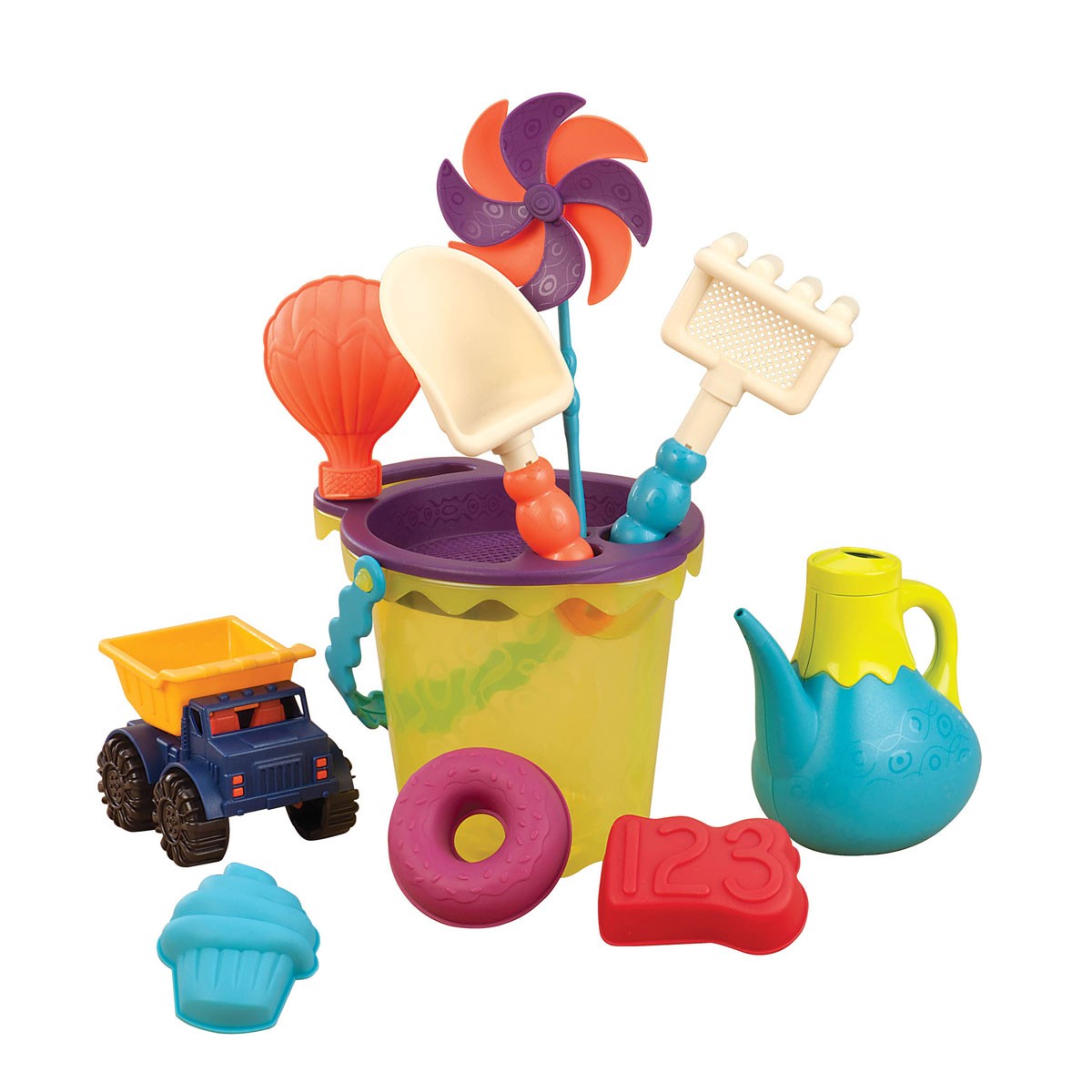 Sand & Water Play Set - Lime Handbag