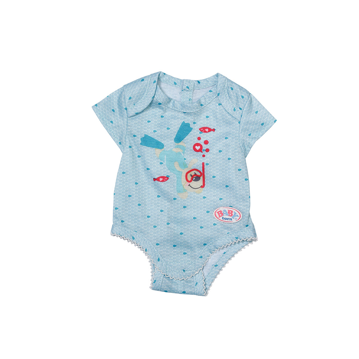 BABY born doll clothes - Body S2 (blue)