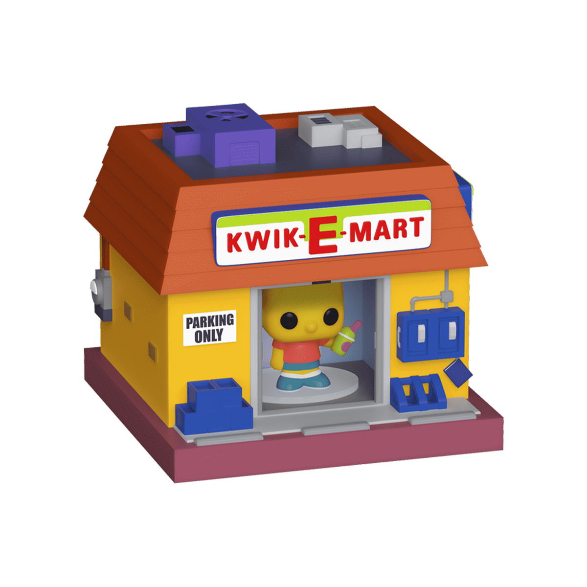 Bitty Pop! Town Figure Set - Bart Simpson and Quickie Mart