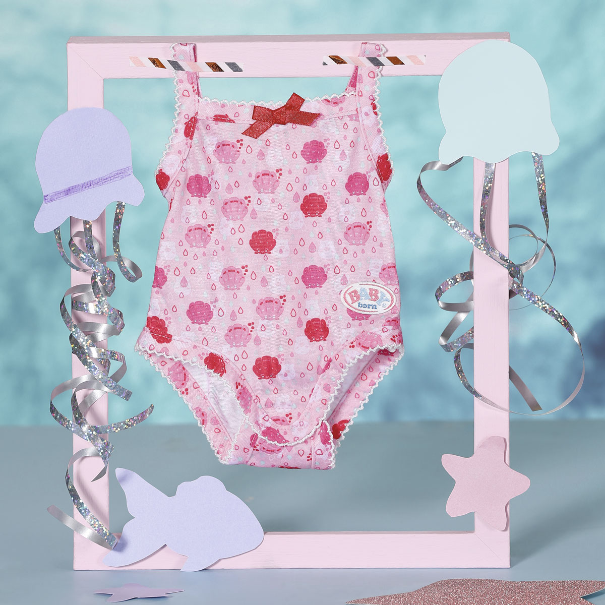 BABY born doll clothes - Bodysuit S2 (pink)