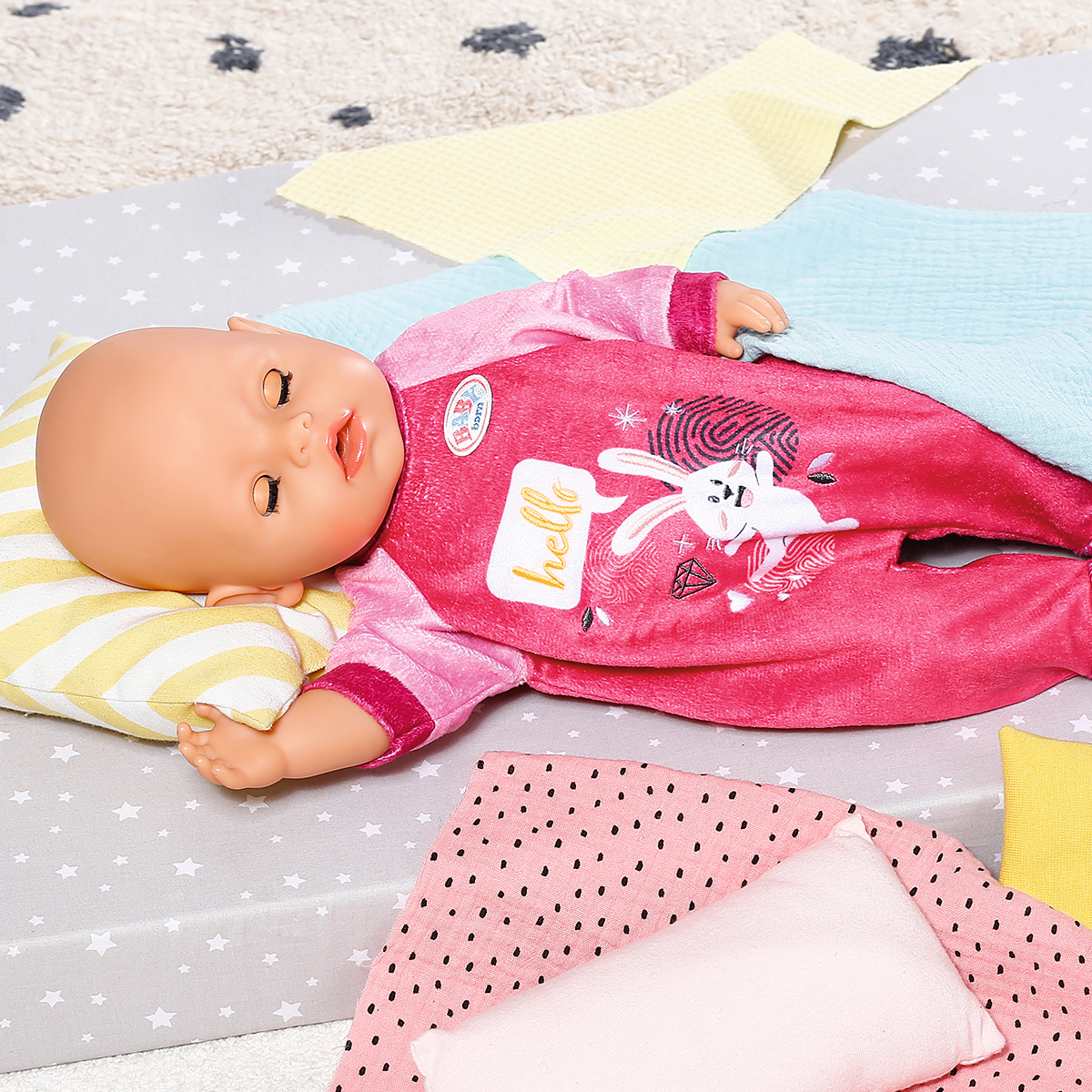 Baby Born Doll Clothes - Pink Jumpsuit